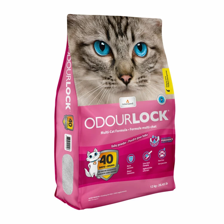 Intersand Odourlock Baby Powder Clumping Cat Litter 7 Intersand Odourlock Baby Powder Clumping Cat Litter - Image 5