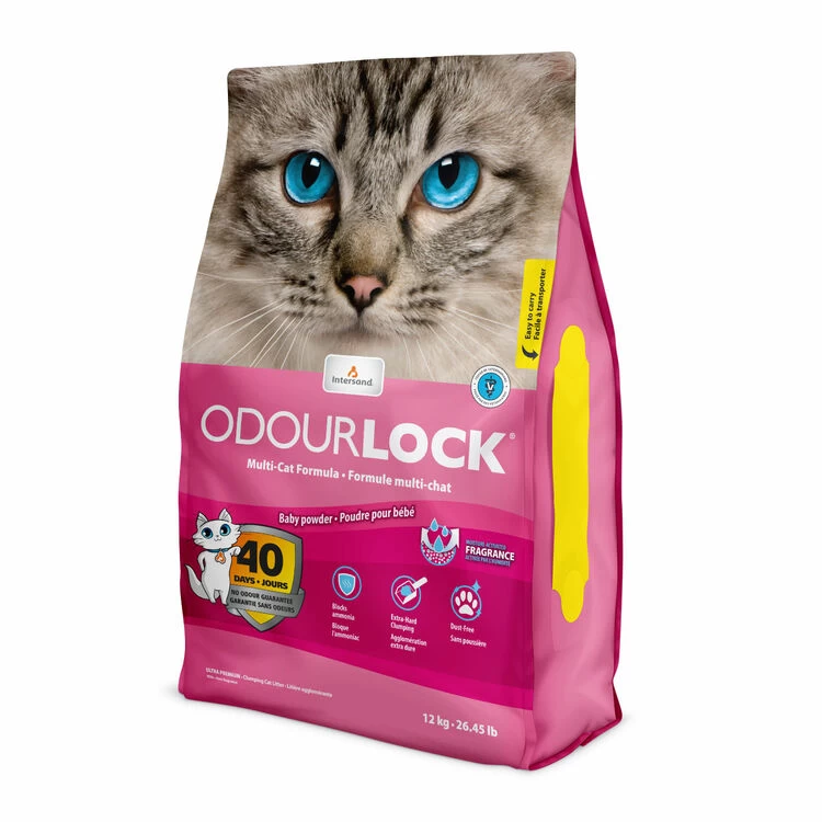 Intersand Odourlock Baby Powder Clumping Cat Litter 6 Intersand Odourlock Baby Powder Clumping Cat Litter - Image 4