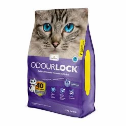 Intersand Odourlock Lavender Clumping Cat Litter -Pet Cat Supplies Store intersand ol lavender12kg handle