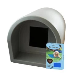 Mr Snugs KatDen Outdoor Cat Kennel/Shelter - Light Grey (Various Options) -Pet Cat Supplies Store light grey cool mat 0
