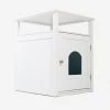 Lords & Labradors White Wooden Cat Washroom 1 Lords & Labradors White Wooden Cat Washroom -Pet Cat Supplies Store lords and labradors wooden cat washroom studio 3