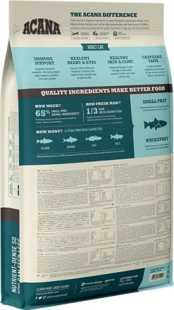 New ACANA Bountiful Catch Cat Food With Salmon -Pet Cat Supplies Store ns acana cat bountiful catch back right 4.5kg