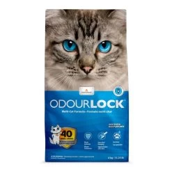 Intersand Odourlock Ultra Premium Clumping Cat Litter -Pet Cat Supplies Store odourlock 6kg unscented face