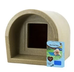 Mr Snugs KatDen Outdoor Cat Kennel/Shelter - Granite (Various Options) -Pet Cat Supplies Store stone cooling mat 0