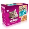 Whiskas 7+ Cat Food Pouches Pure Delight Fish Selection In Jelly -Pet Cat Supplies Store whiskas 1
